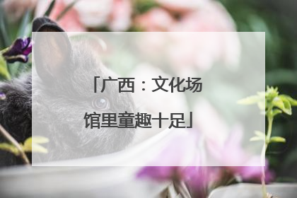 广西：文化场馆里童趣十足